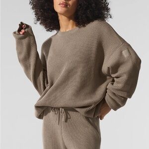 ALO Yoga Gravel Crew Neck Sweater